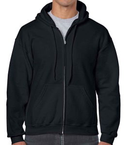 GD58 Zip Hooded Sweatshirt – Black – Make up Artist – MMCityofBristol
